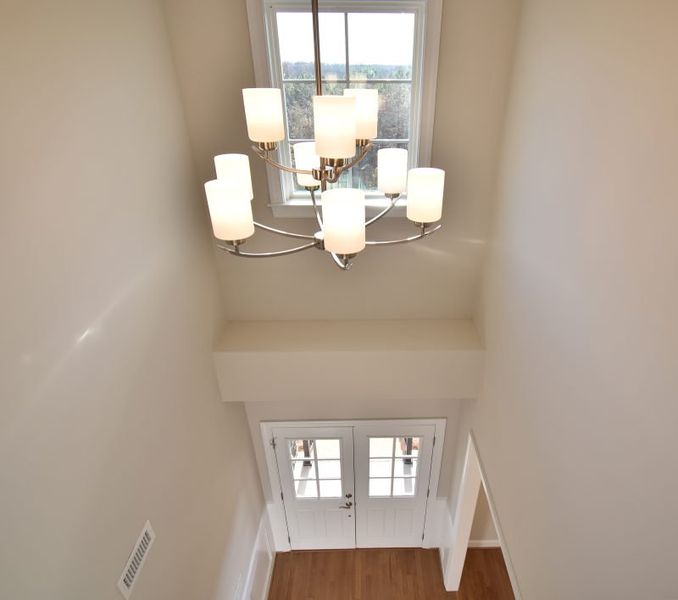 Representative unfurnished interior of a home built from the Lancaster by Keystone Homes NC in Preserve at Carriage Cove, Oak Ridge (Image 49).