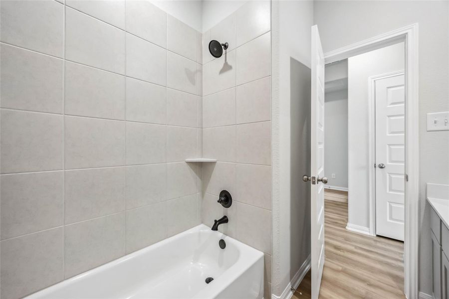 Furnished interior view inside a new home in Barton Place, Cleveland (Image 13).