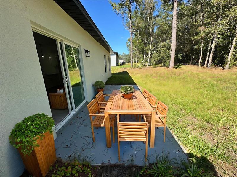 Exterior details and patio area of a home in , Citrus Springs (Image 30).