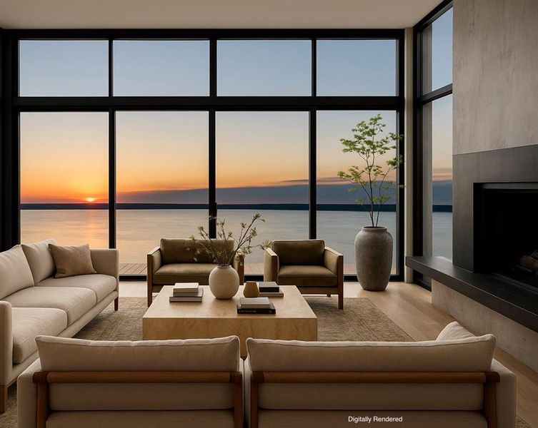 Furnished interior view inside a new home in , Fort Worth (Image 10).