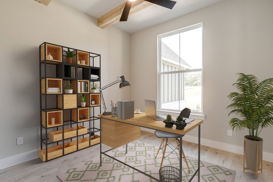 Representative furnished interior of a home built from the The Tyler by Kenmark Homes in Escondido Ranches, Weatherford (Image 4). Representative furnished interior of a home built from the The Tyler by Kenmark Homes in Escondido Ranches, Weatherford (Image 4).