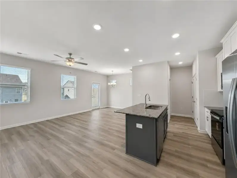 Furnished interior view inside a new home in Walden Park – The Retreat, Lithonia (Image 3).