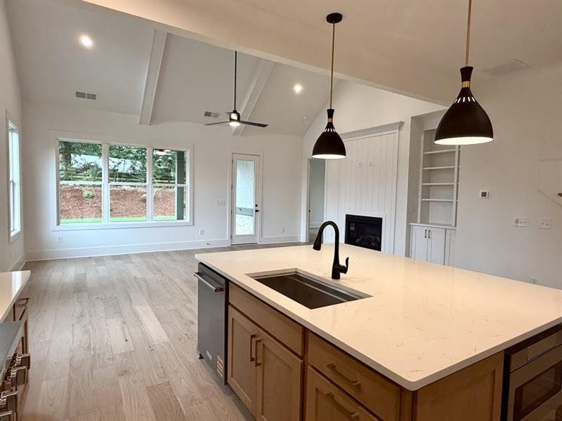 Furnished interior view inside a new home in Livingstone Park, Kennesaw (Image 4). Furnished interior view inside a new home in Livingstone Park, Kennesaw (Image 4).