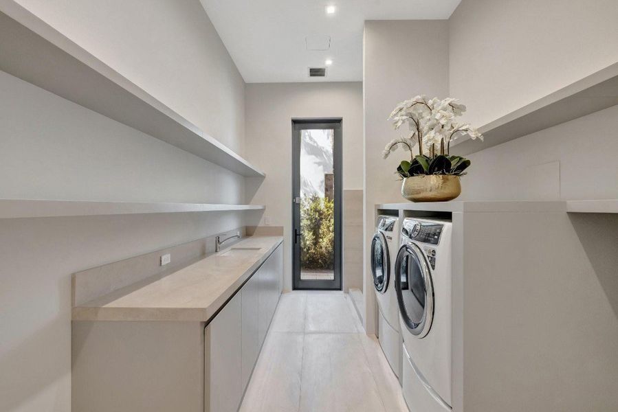 First Level Laundry Room Plus Dog Bath