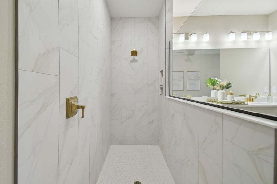 Representative interior finishes for a home built from the Sebastian by William Ryan Homes in The Sanctuary – Royal Collection, Punta Gorda (Image 22).
