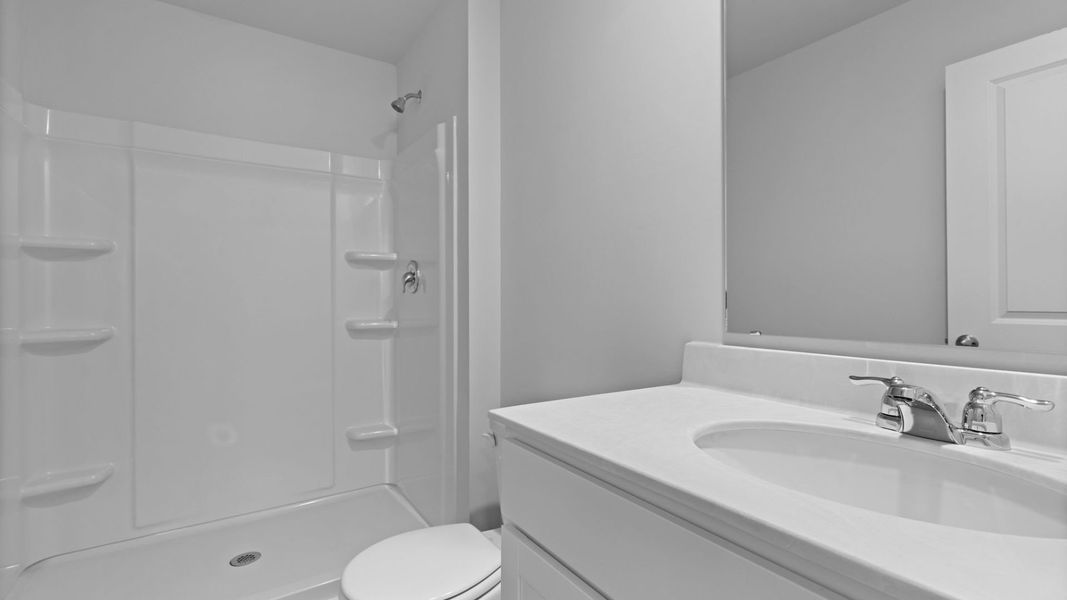 Representative furnished interior of a home built from the HELENA by D.R. Horton in Center Pointe, Santee (Image 8).