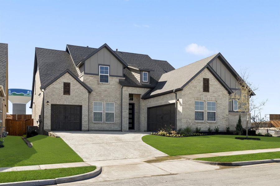 Representative exterior photo of a completed home built from the Alexander - 60 Ft Home Site by Rockwell Homes in Nelson Lake Estates, Rockwall, TX (Image 30). Representative exterior photo of a completed home built from the Alexander - 60 Ft Home Site by Rockwell Homes in Nelson Lake Estates, Rockwall, TX (Image 30).