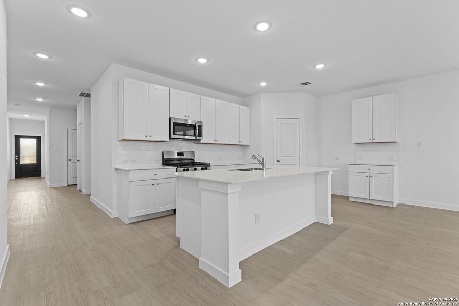 Furnished interior view inside a new home in Waterwheel: Coastline Collection, San Antonio (Image 7).