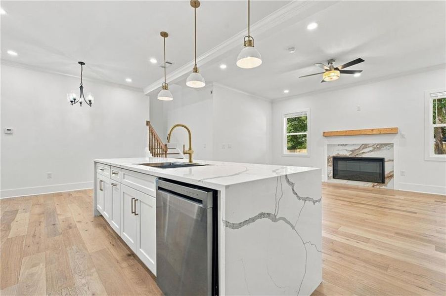 Furnished interior view inside a new home in , Decatur (Image 19).