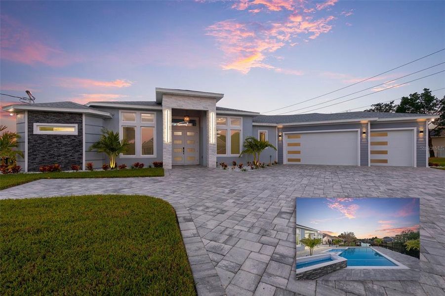 Exterior details and patio area of a home in , Palm Coast (Image 47). Exterior details and patio area of a home in , Palm Coast (Image 47).