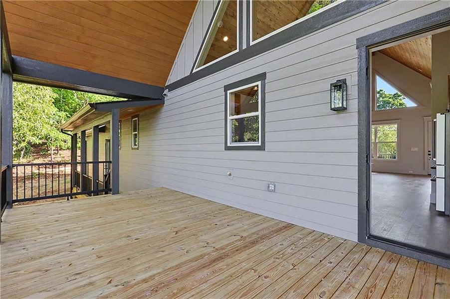 Exterior details and patio area of a home in , Morganton (Image 34). Exterior details and patio area of a home in , Morganton (Image 34).