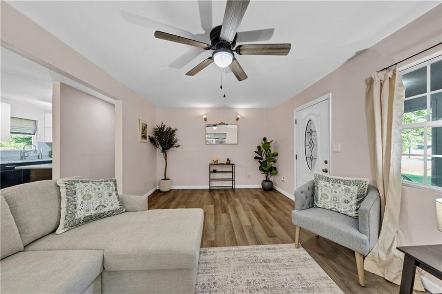 Furnished interior view inside a new home in , McDonough (Image 7).