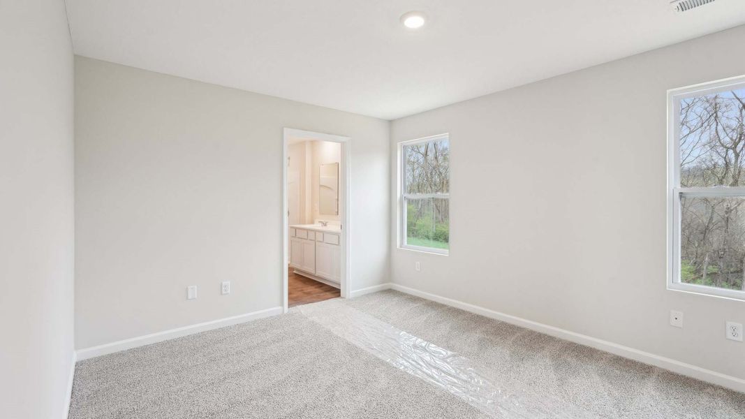Spacious, unfurnished interior of a new home in The Pines at Blake Farm, Wilmington (Image 16). Spacious, unfurnished interior of a new home in The Pines at Blake Farm, Wilmington (Image 16).