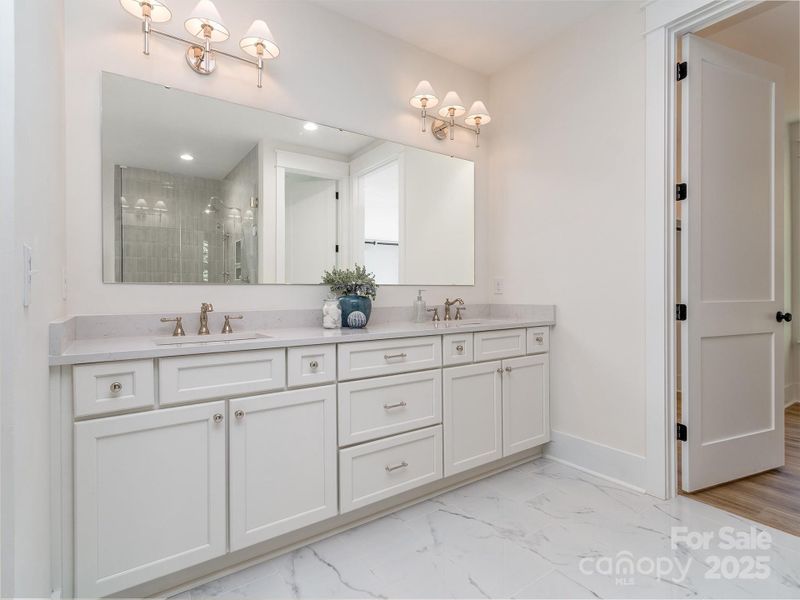 Furnished interior view inside a new home in , Matthews (Image 6).