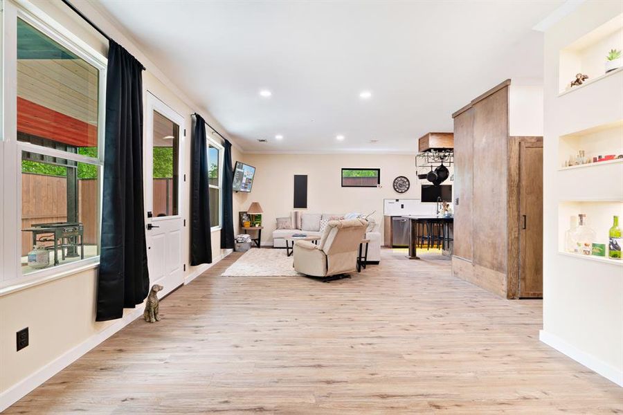 Furnished interior view inside a new home in , Blossom (Image 10).