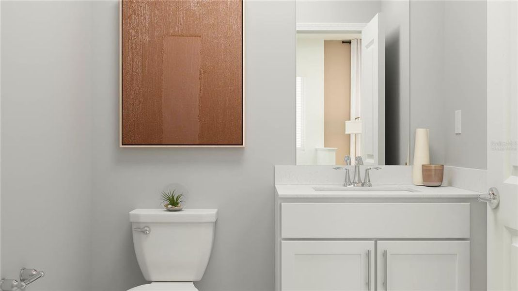 Furnished interior view inside a new home in , Groveland (Image 22).