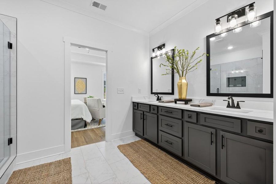 Furnished interior view inside a new home in , Good Hope (Image 53).