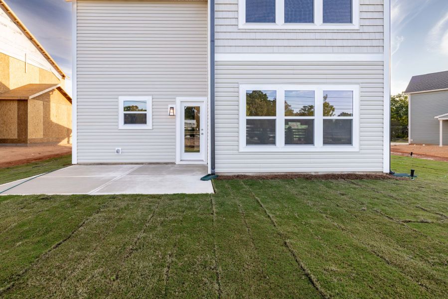 Exterior details and patio area of a home in Morrow Brook, Albemarle (Image 3).