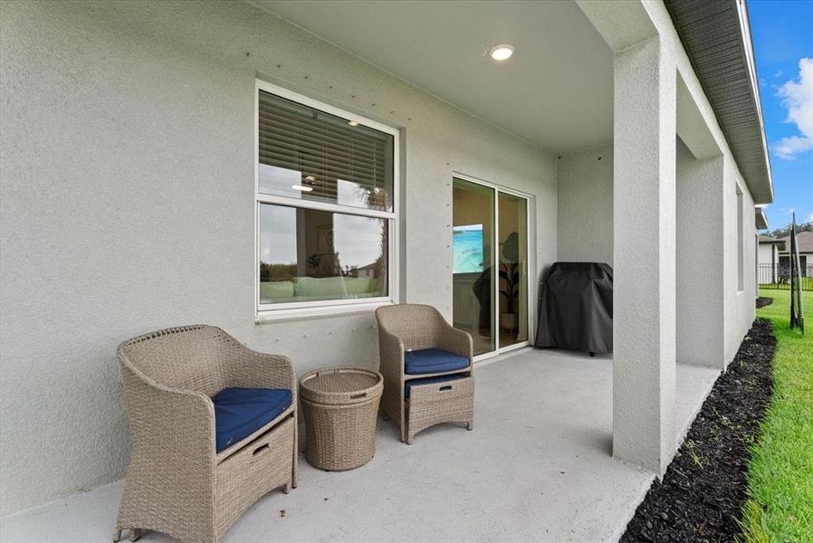 Exterior details and patio area of a home in Summerwoods, Parrish (Image 22). Exterior details and patio area of a home in Summerwoods, Parrish (Image 22).