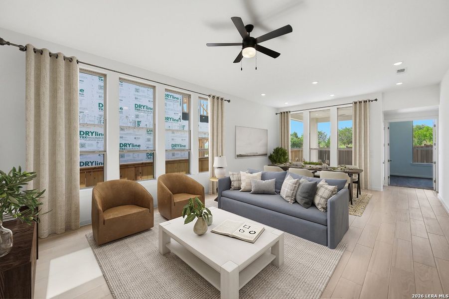 Furnished interior view inside a new home in Mayfair, New Braunfels (Image 7).
