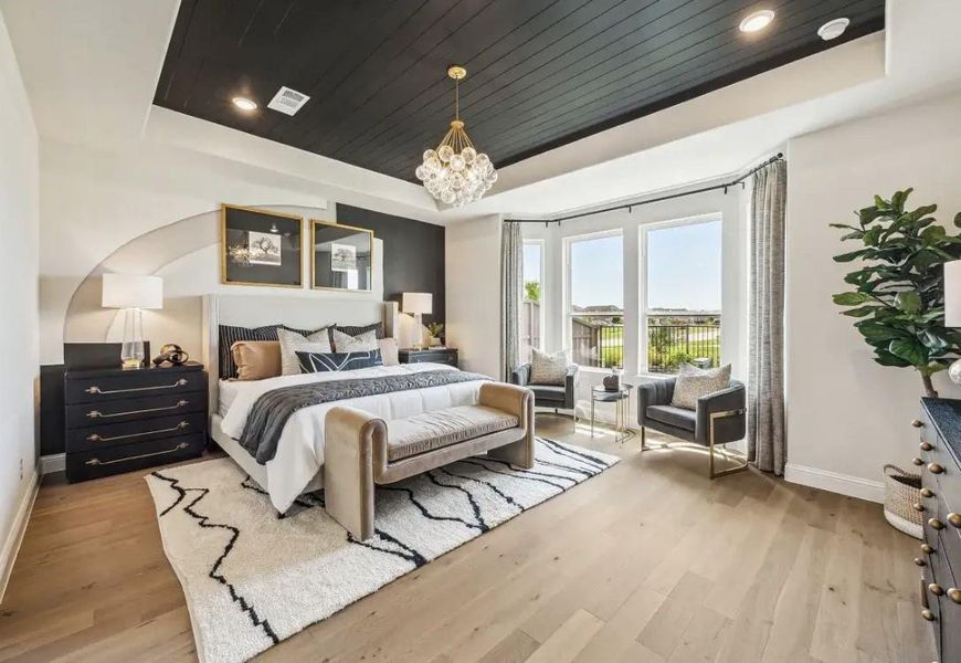 Furnished interior view inside a new home in WILDTREE 60', Montgomery (Image 8).