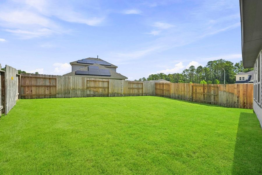 Exterior details and patio area of a home in Audubon, Magnolia (Image 3).