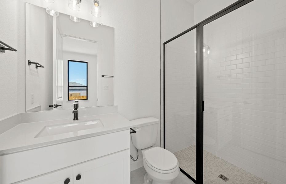 Representative furnished interior of a home built from the Boling by Pulte Homes in 6 Creeks, Kyle (Image 6).