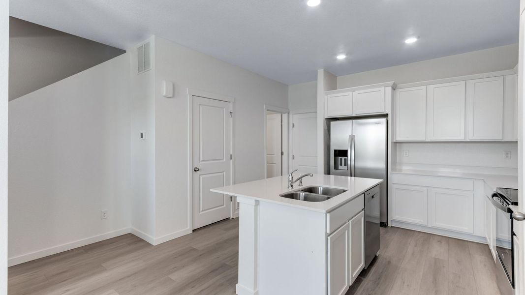 Furnished interior view inside a new home in Vista Meadows, Fort Lupton (Image 8).
