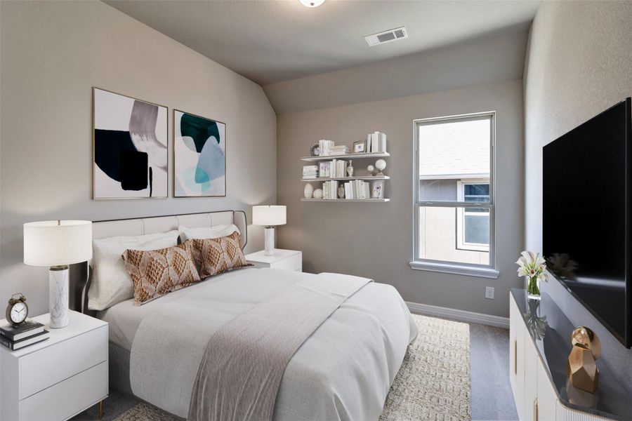 Furnished interior view inside a new home in Wildrye, Waller (Image 12).