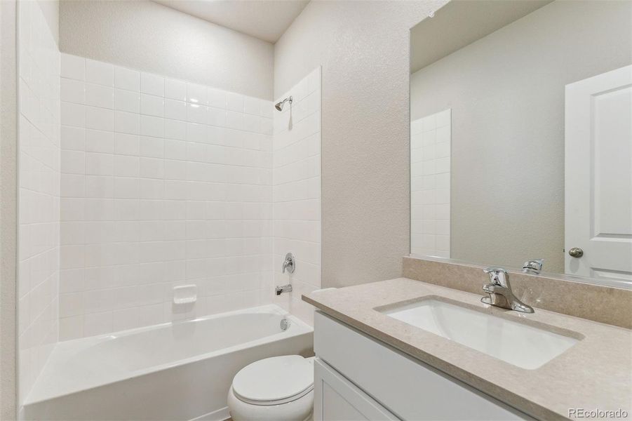 Furnished interior view inside a new home in Bennett Ranch, Bennett (Image 4).