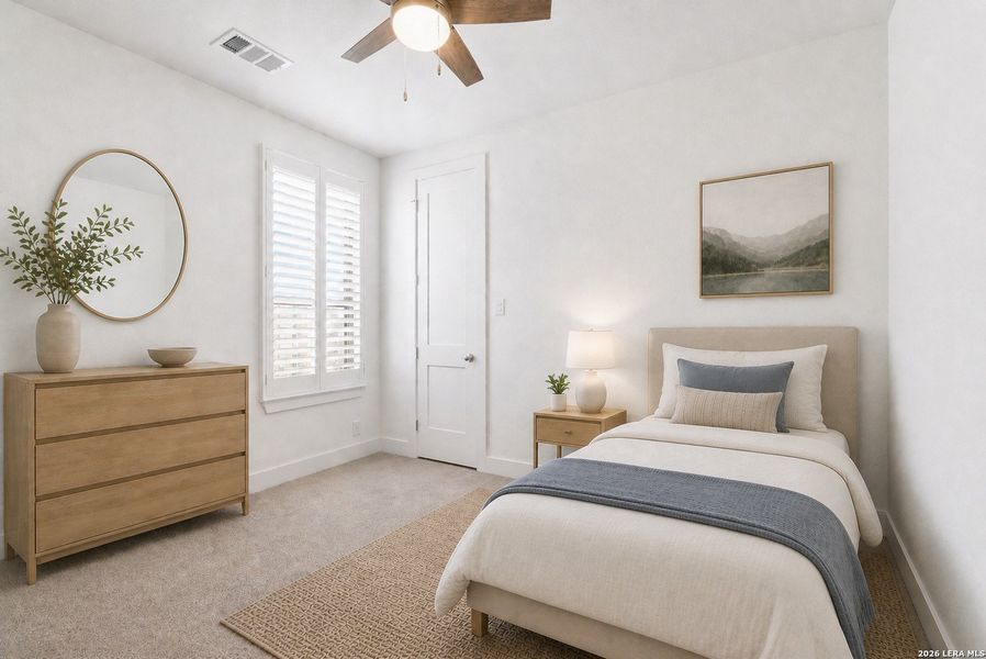 Furnished interior view inside a new home in Veramendi, New Braunfels (Image 15).