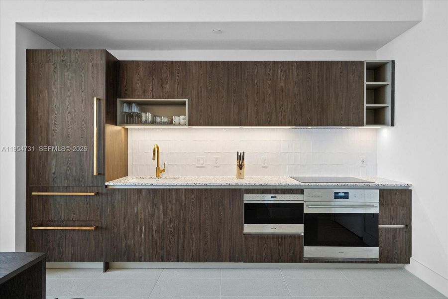 Furnished interior view inside a new home in , Miami (Image 11).