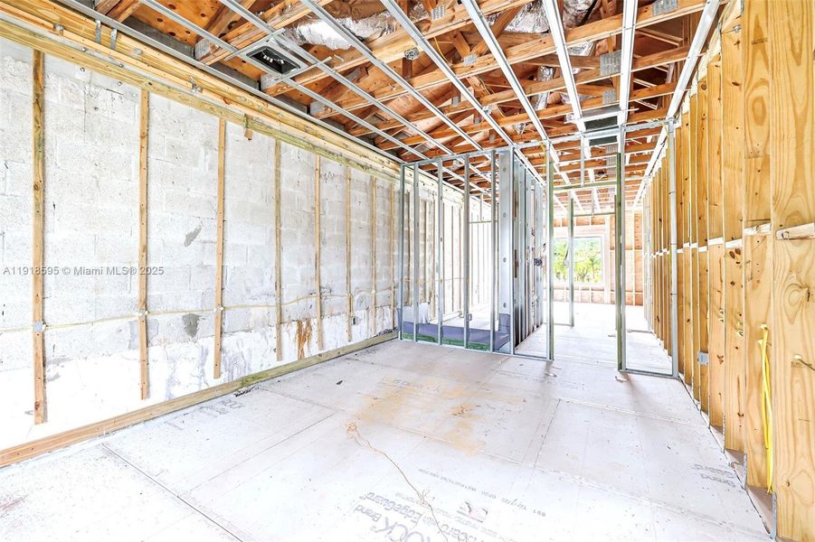 In-progress construction of a new home in , Fort Lauderdale, FL (Image 41).