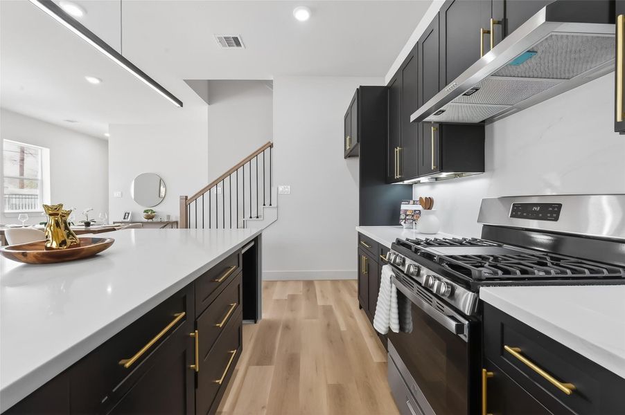 Furnished interior view inside a new home in , Houston (Image 12).