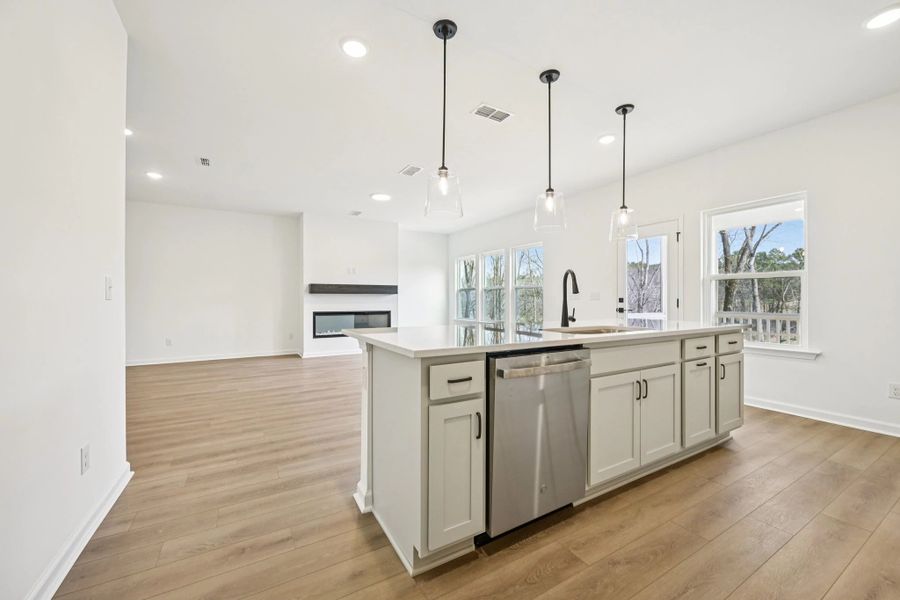 Kitchen featuring the AW Collection® Artisan - Mixed materials and warmth you can feel.