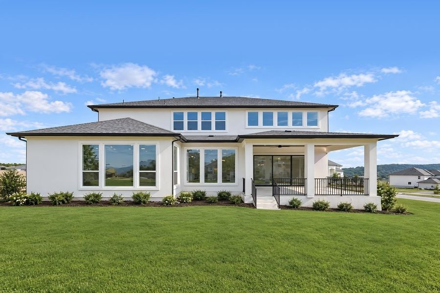 Exterior details and patio area of a home in Travisso, Leander (Image 4).