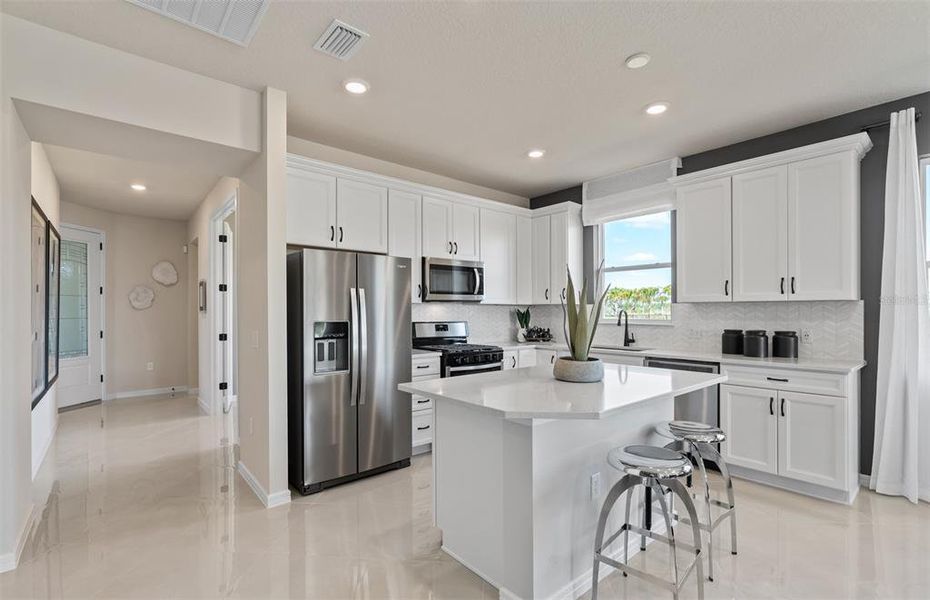 Furnished interior view inside a new home in Del Webb at Viera, Melbourne (Image 3).