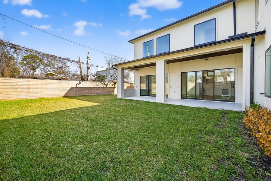 Exterior details and patio area of a home in , Houston (Image 29).