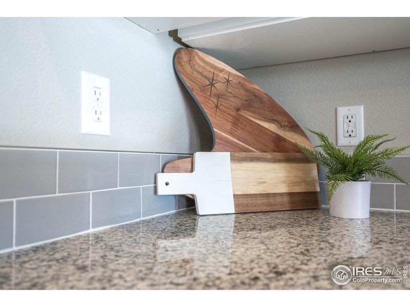 Close-up of interior finishes inside a home in Union Colony West, Evans (Image 21).