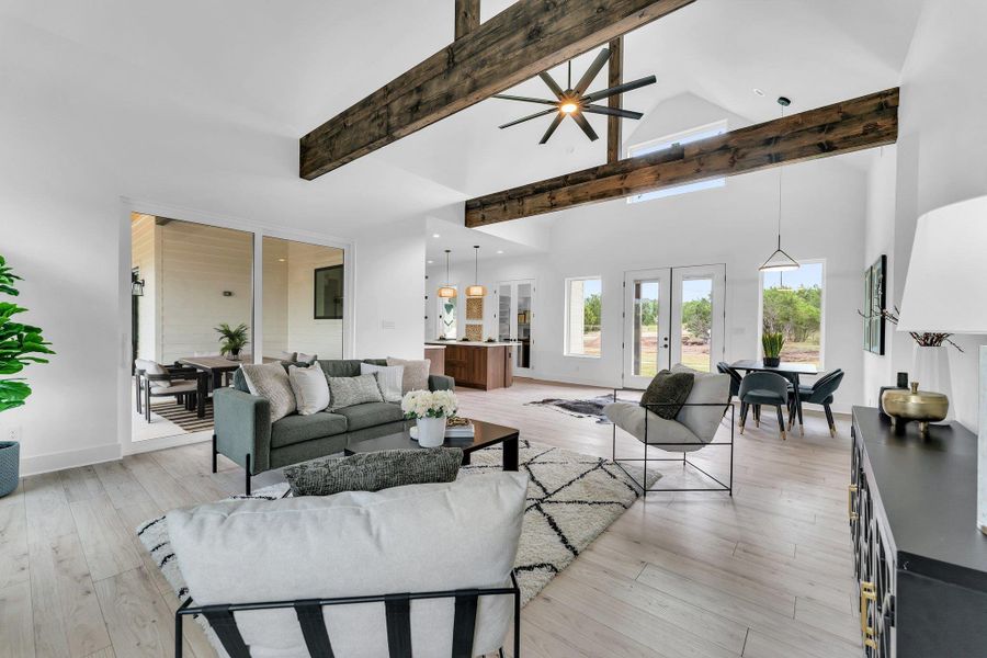 Furnished interior view inside a new home in , Georgetown (Image 8).