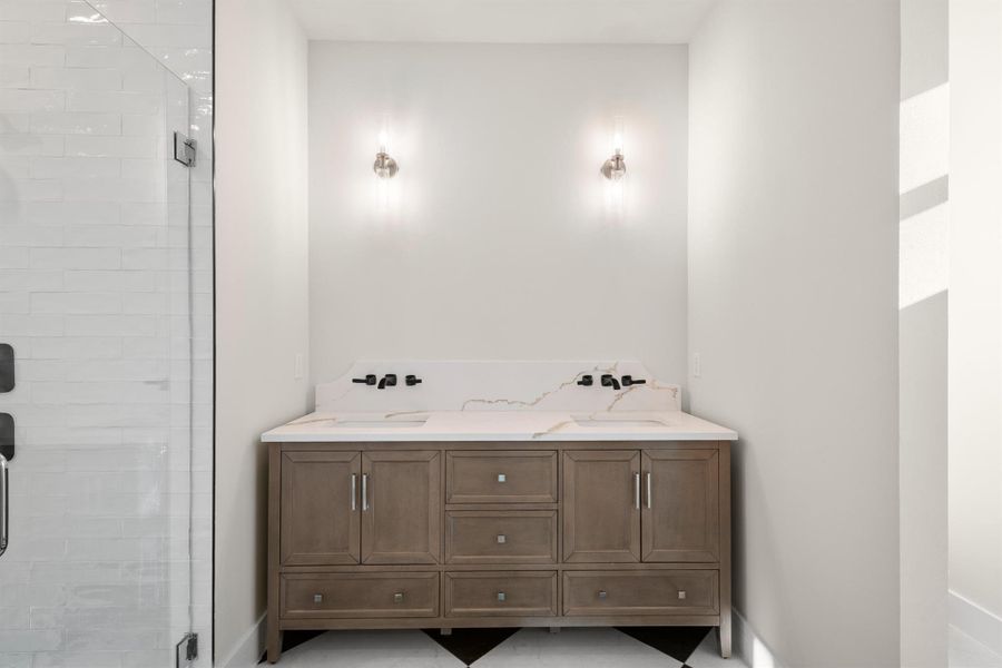 Furnished interior view inside a new home in , Port St. Lucie (Image 35).