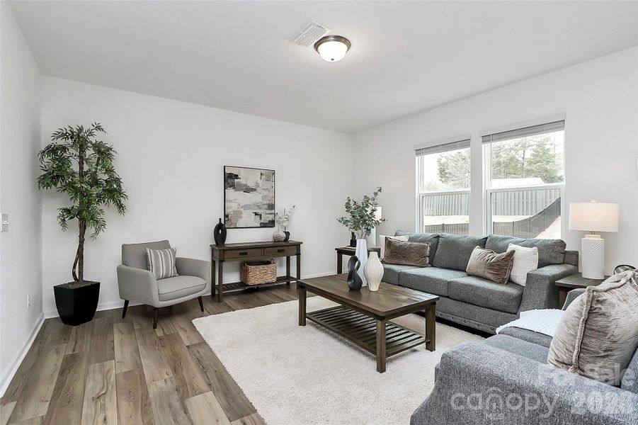 Furnished interior view inside a new home in Sunbriar, Charlotte (Image 29).