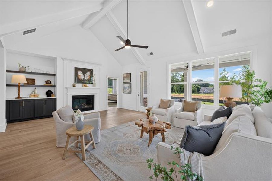 Furnished interior view inside a new home in Livingstone Park, Kennesaw (Image 11).