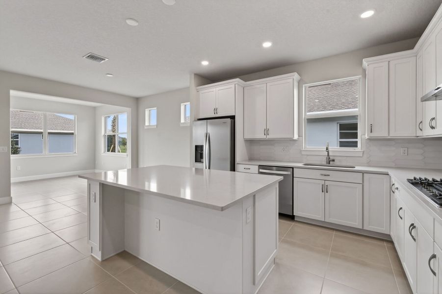 Furnished interior view inside a new home in Del Webb Tradition, Port St. Lucie (Image 46).