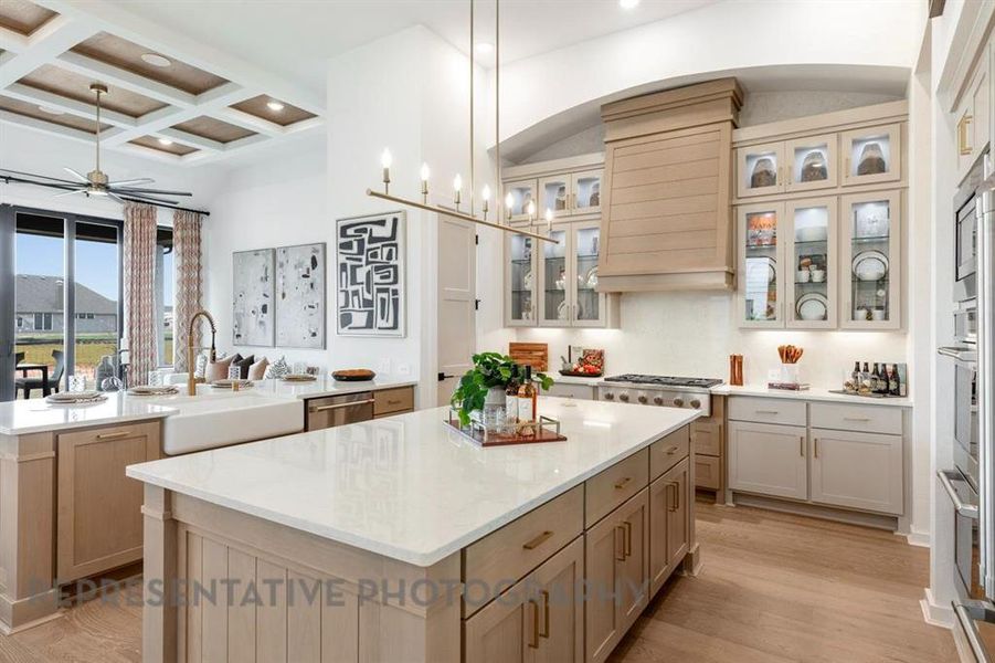 Furnished interior view inside a new home in Pecan Square: 60ft. lots, Northlake (Image 5).