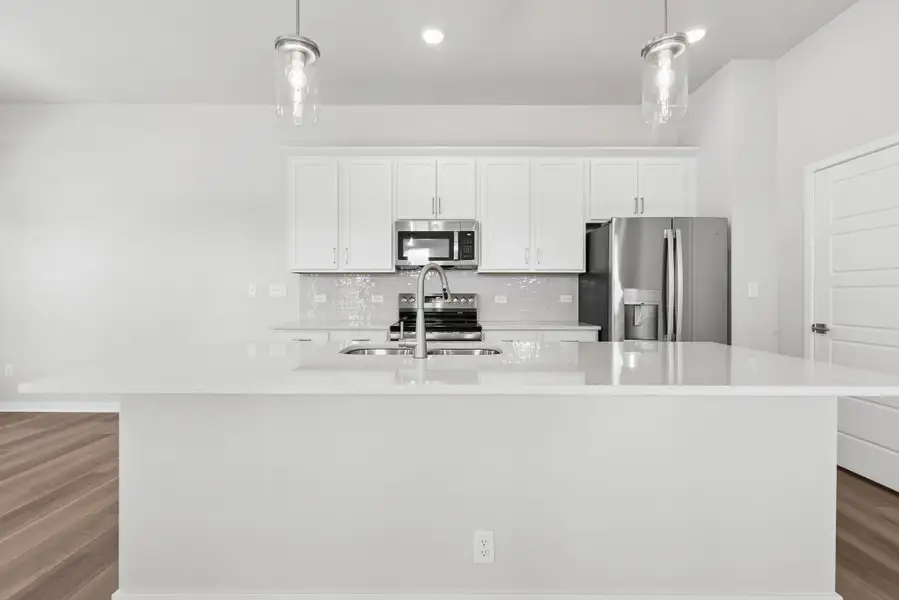 Furnished interior view inside a new home in Baseline Peaks Collection, Broomfield (Image 7).