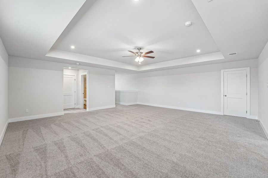 Representative unfurnished interior of a home built from the Valor by Omega Builders in Wildwood Estates, Nolanville (Image 12).