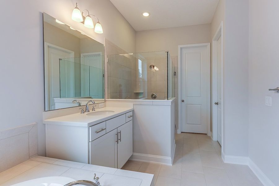 Representative furnished interior of a home built from the Washington by Riverside Homes in Mariposa at EverRange, Jacksonville (Image 14).
