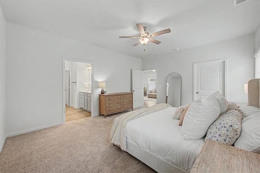 Furnished interior view inside a new home in , Calhoun (Image 18). Furnished interior view inside a new home in , Calhoun (Image 18).