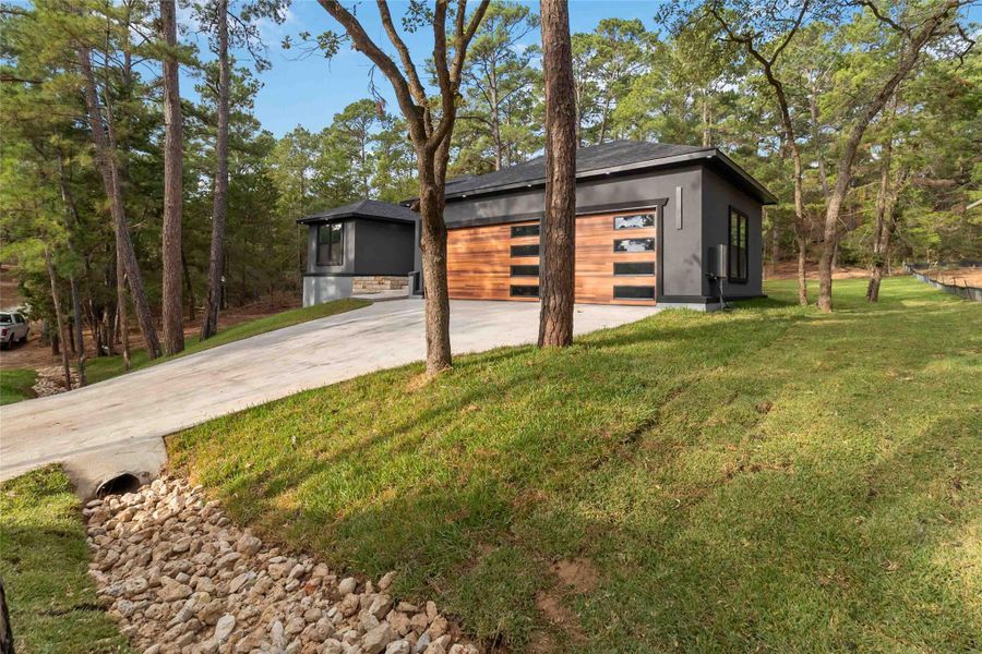 Exterior details and patio area of a home in , Bastrop (Image 25).